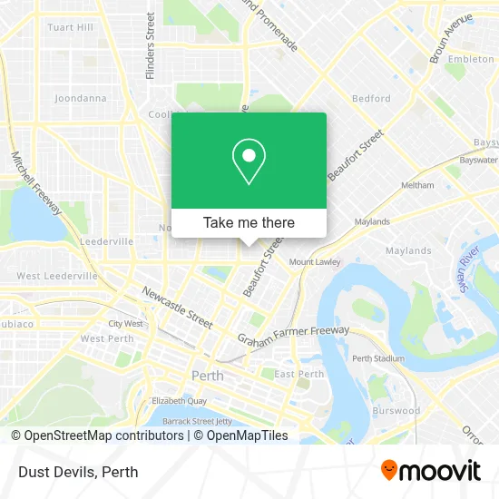 Dust Devils map