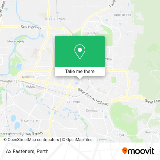 Ax Fasteners map
