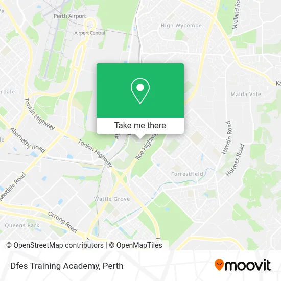 Mapa Dfes Training Academy