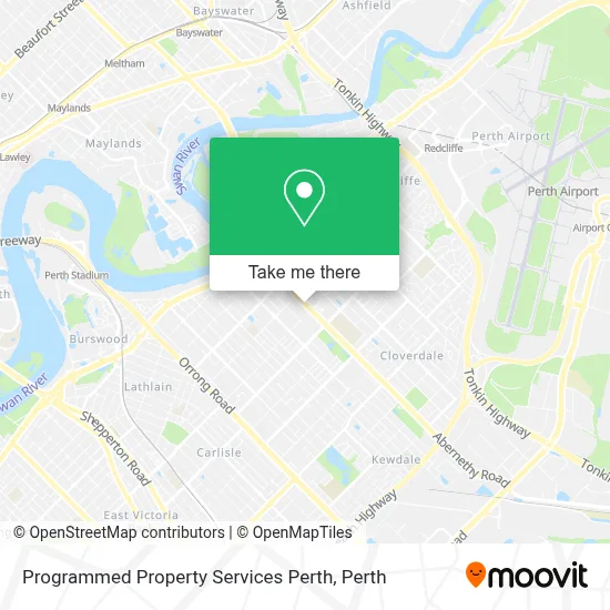 Programmed Property Services Perth map