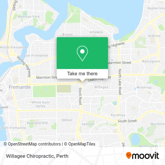 Willagee Chiropractic map