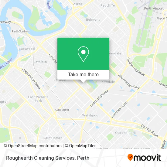 Mapa Roughearth Cleaning Services