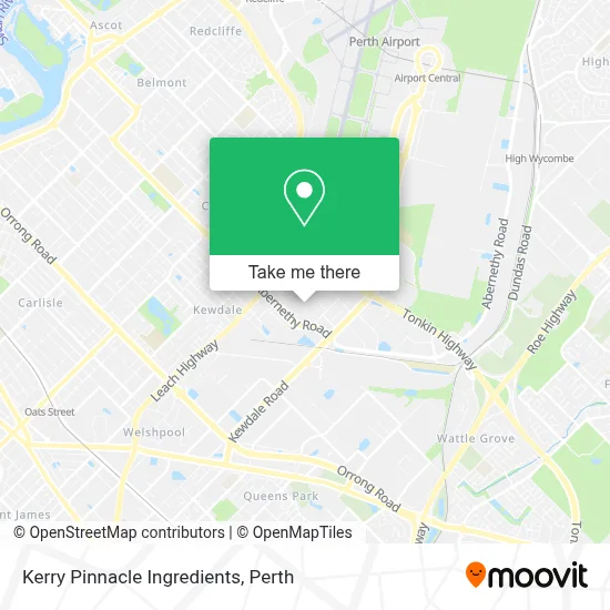 Mapa Kerry Pinnacle Ingredients