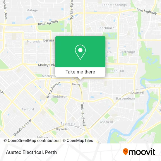 Mapa Austec Electrical
