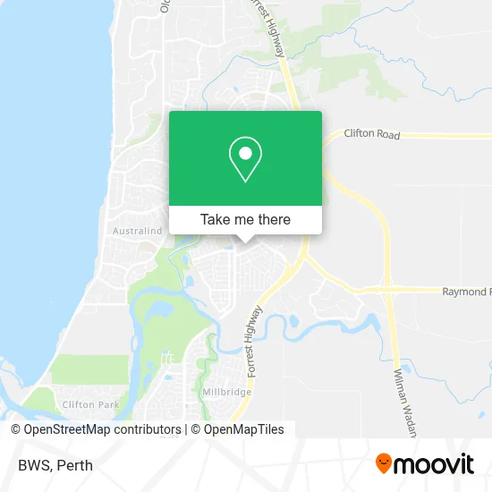 Mapa Bws
