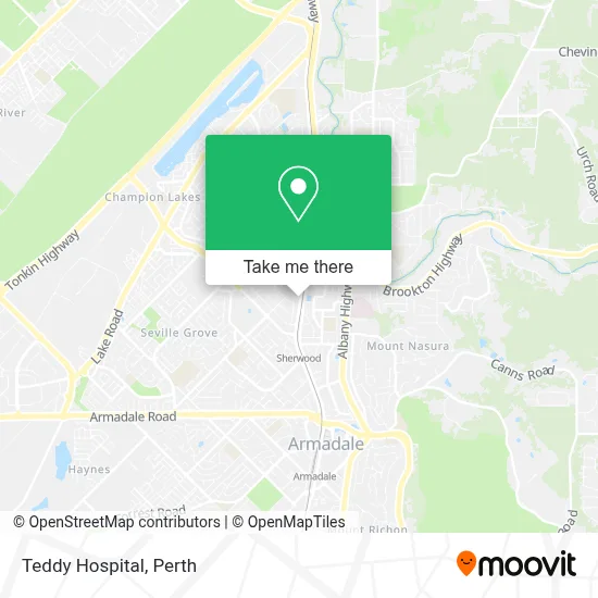 Mapa Teddy Hospital