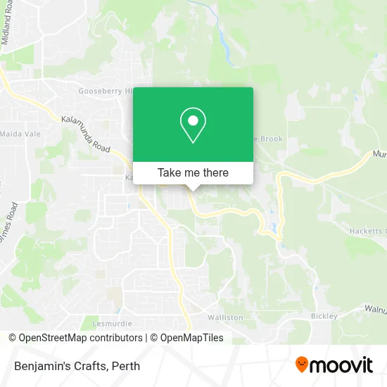 Benjamin's Crafts map