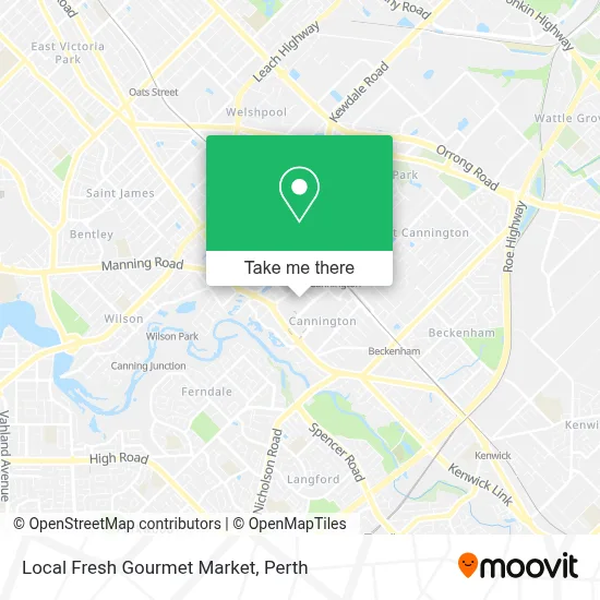 Mapa Local Fresh Gourmet Market