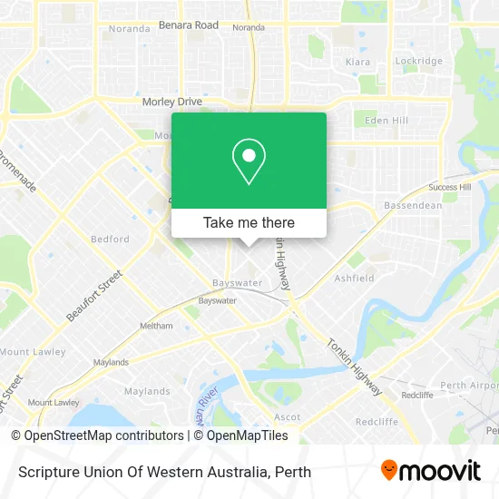 Mapa Scripture Union Of Western Australia