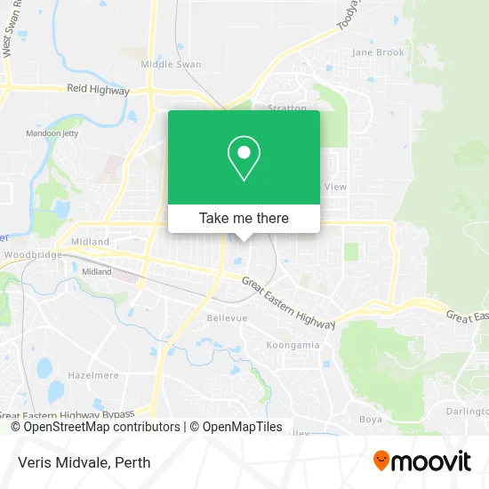 Mapa Veris Midvale