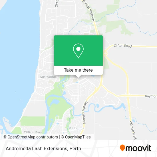 Andromeda Lash Extensions map