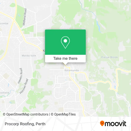 Mapa Procorp Roofing
