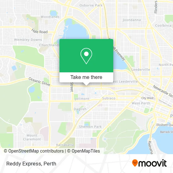 Mapa Reddy Express