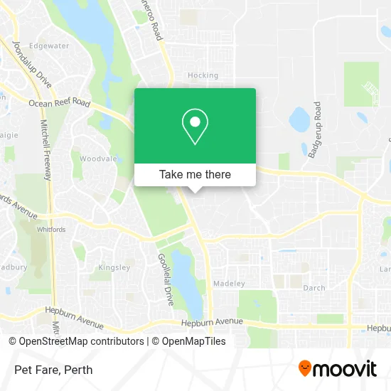 Mapa Pet Fare