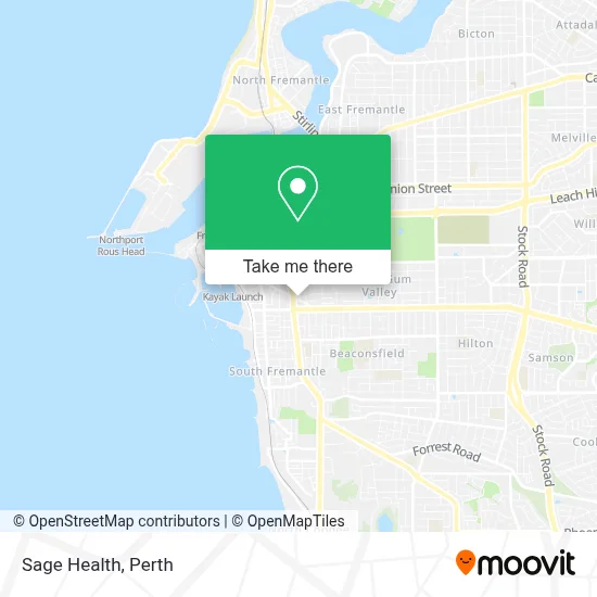 Mapa Sage Health