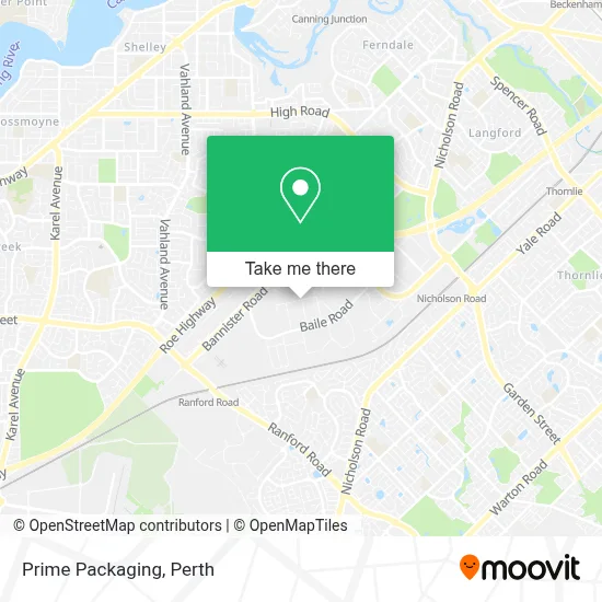 Prime Packaging map