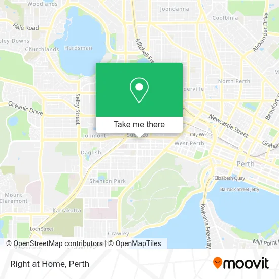 Mapa Right at Home