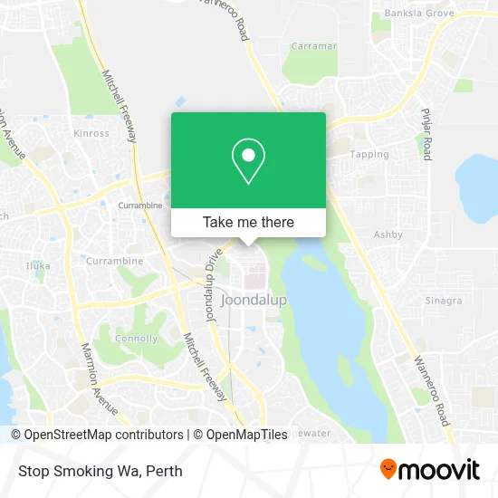 Mapa Stop Smoking Wa