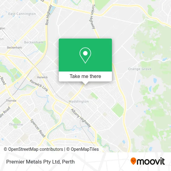 Mapa Premier Metals Pty Ltd