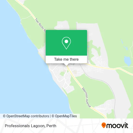 Professionals Lagoon map