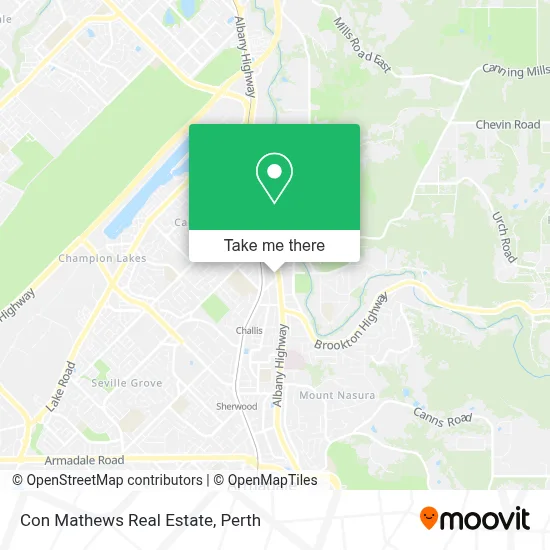 Con Mathews Real Estate map