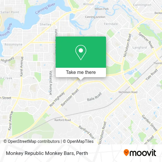Mapa Monkey Republic Monkey Bars