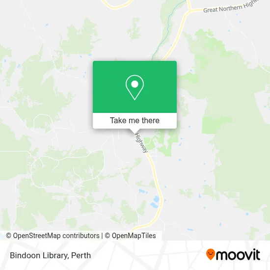 Bindoon Library map