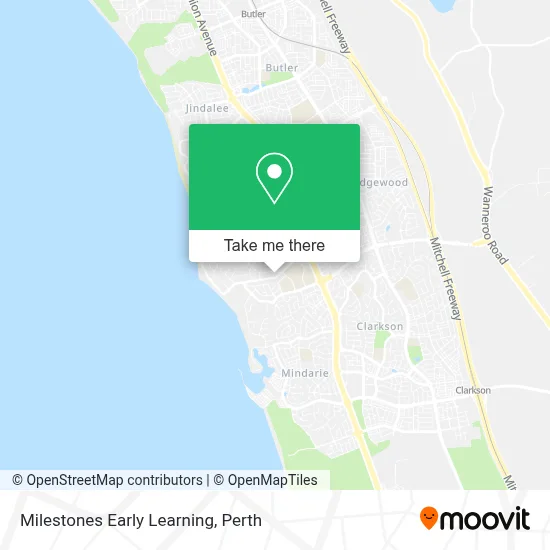Mapa Milestones Early Learning