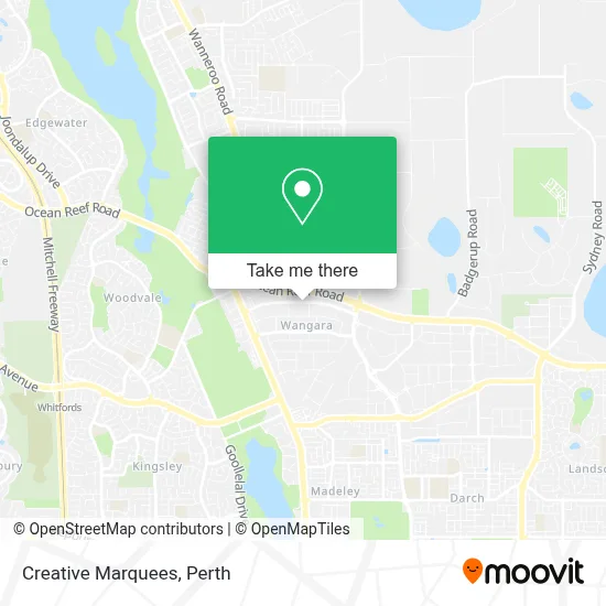 Creative Marquees map
