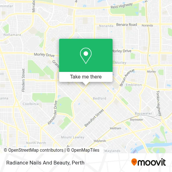 Mapa Radiance Nails And Beauty