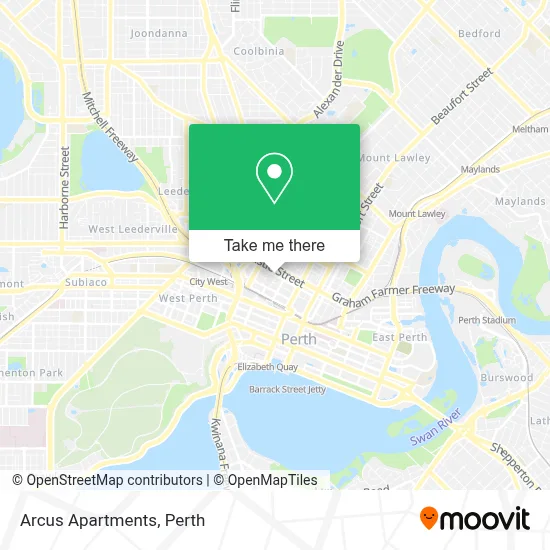 Mapa Arcus Apartments