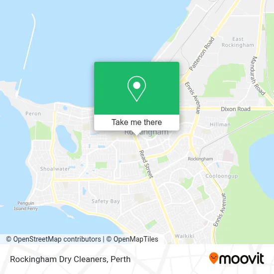 Rockingham Dry Cleaners map