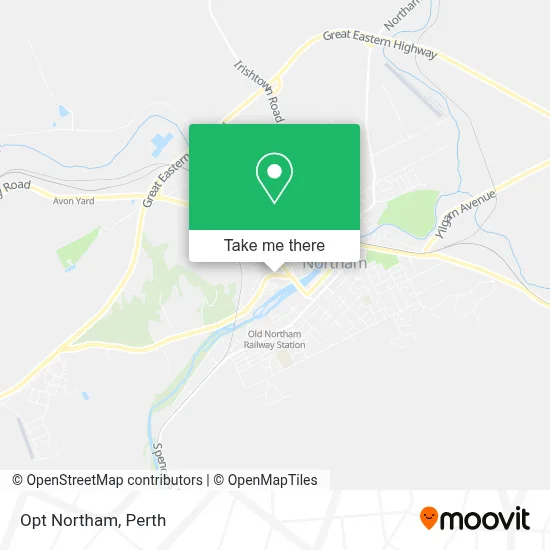 Mapa Opt Northam