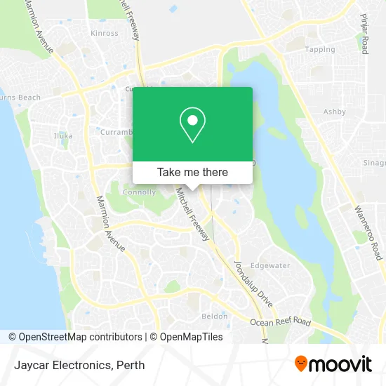 Mapa Jaycar Electronics