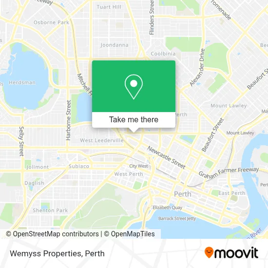 Mapa Wemyss Properties