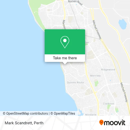 Mapa Mark Scandrett