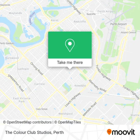 Mapa The Colour Club Studios