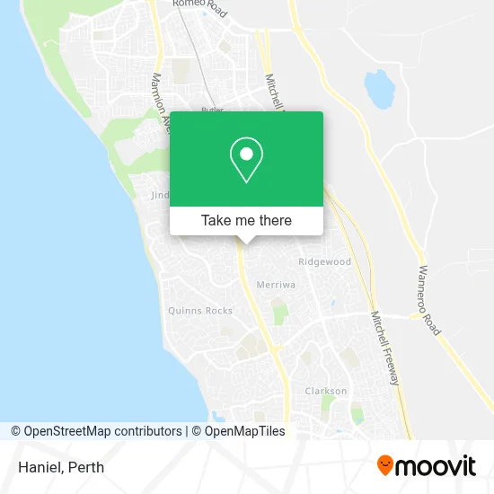 Mapa Haniel