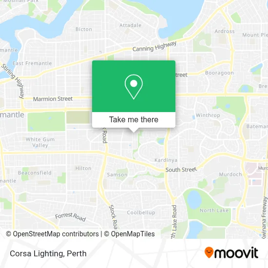 Mapa Corsa Lighting
