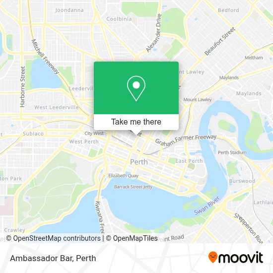 Mapa Ambassador Bar