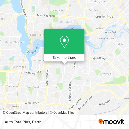Mapa Auto Tyre Plus