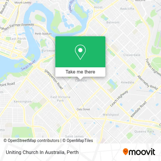 Mapa Uniting Church In Australia
