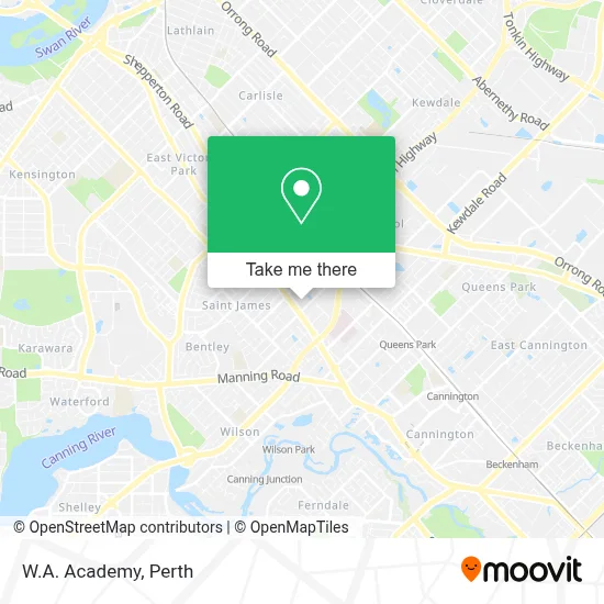 Mapa W.A. Academy