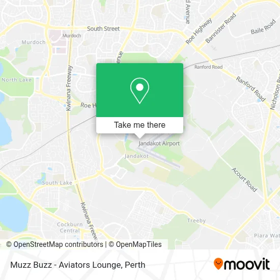 Mapa Muzz Buzz - Aviators Lounge