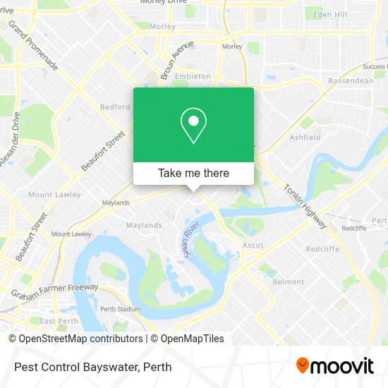Mapa Pest Control Bayswater