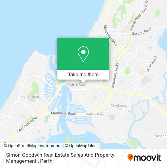 Mapa Simon Goodwin Real Estate Sales And Property Management.