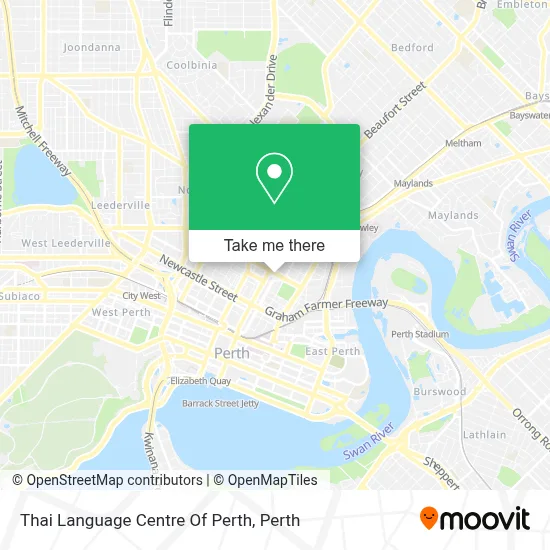 Mapa Thai Language Centre Of Perth