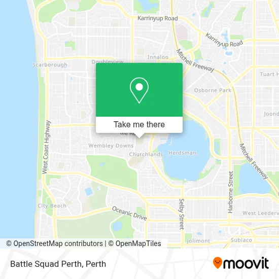 Mapa Battle Squad Perth