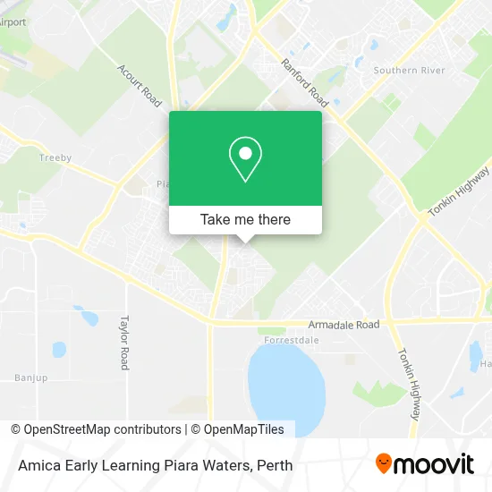 Mapa Amica Early Learning Piara Waters