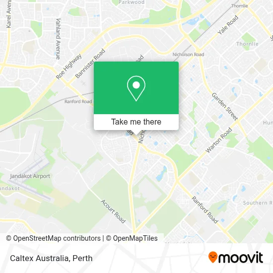 Mapa Caltex Australia